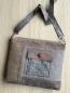 Preview: "Flickenwerk IV mit Tasche" - TAUPE
